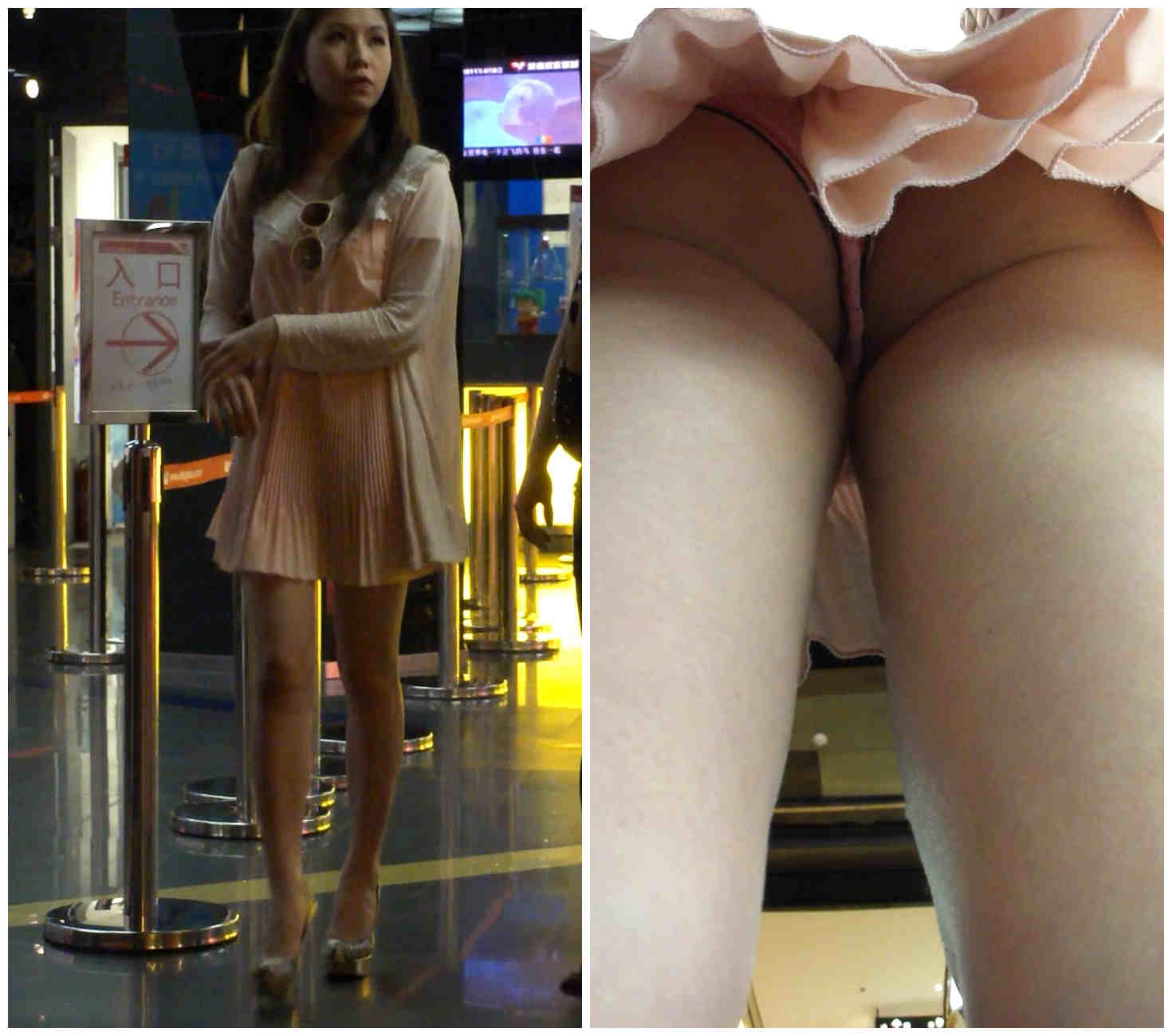 粉 色 裙 子 小 妹 妹 上 电 梯 时 候 被 偷 拍 能 不 能 注 意 点 形 象. YC710 逛 商 场 的 黄 裙 美 女.紫 色 日 ...