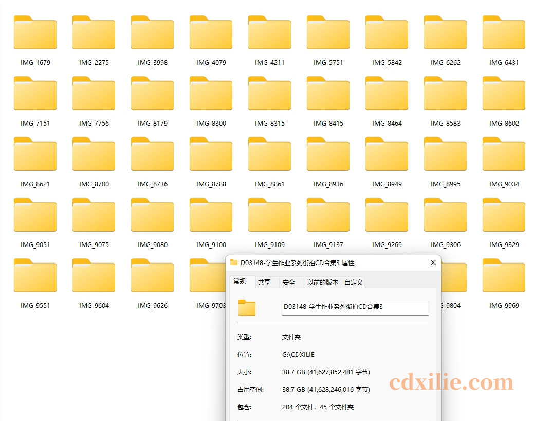 学生作业系列街拍CD合集3 - 抄底系列