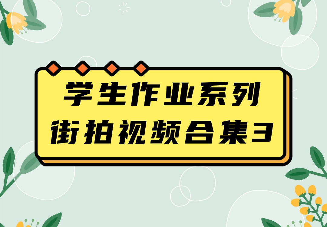 学生作业系列街拍CD合集3